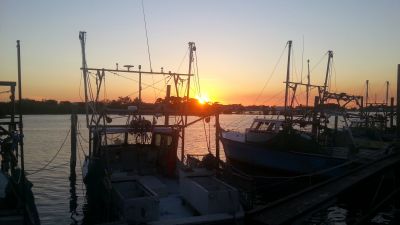 Our fishing/drinking spot off the gulf coast in Florida. 
