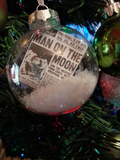 A bauble present from Becky
