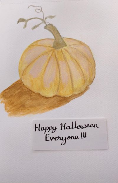 Misty's drawing, happy Halloween!

