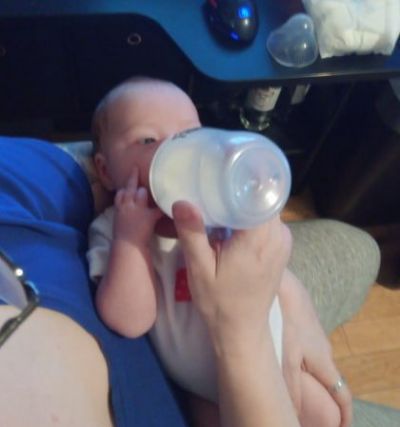 My Grand daughter
How she thinks i done on nappy change!
