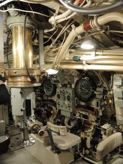 Periscope room in HMS Alliance @ Portsmouth
