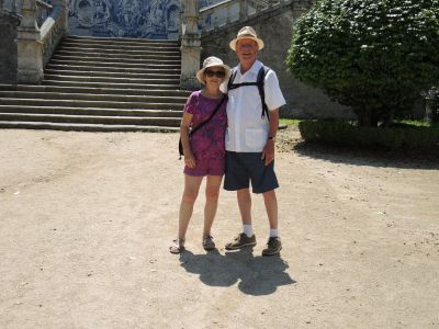 Fisherman an Mrs F in Portugal
