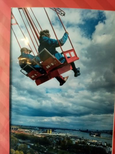 Fisherman and Mrs F on swing..
