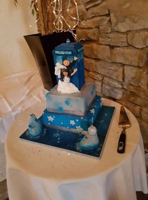my nephews wedding cake
