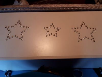 finally finished not perfect ok for first effort still better than the plain box it was 
