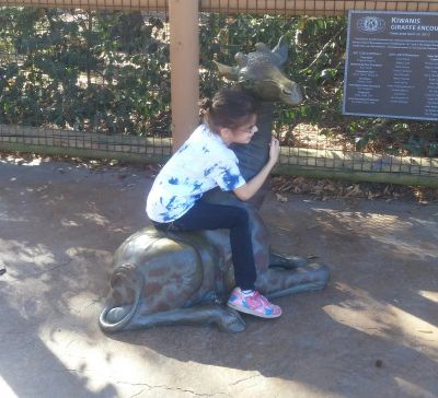 Cheyenne at the zoo
